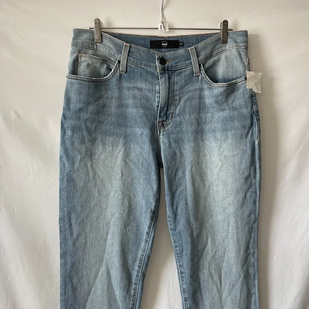 NWT Hudson Mens Blue Ash Slim Straight Jeans Size 33